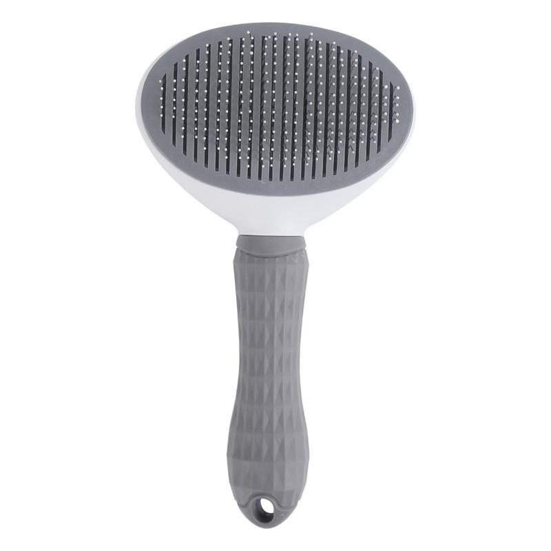 Cat Brush Stainless Steel Pet Hair Removal Comb Non-slip Grooming Brush for Cats and Dogs Durable Cat Accessories