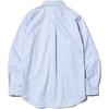 UNIQLO Color Block Plaid Point Collar Comfortable Long Sleeve Shirt Unisex shirts 485652-61