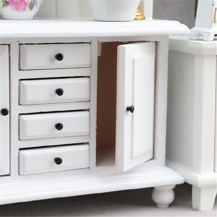 Miniature Wooden Cabinet Model For Dollhouses Accessories DIY Craft Project Bedroom Living Room Tiny House Scene Decoration