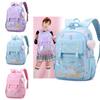 Printed Rainbow Unicorn Childrens Backpack Large Capacity Schoolbag Lightweight
