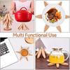 Wooden Trivets For Hot Dishes Folding Tree Shape Black Walnut Table Mat Holders Heat Insulated Pad Set Coasters For Clay pots