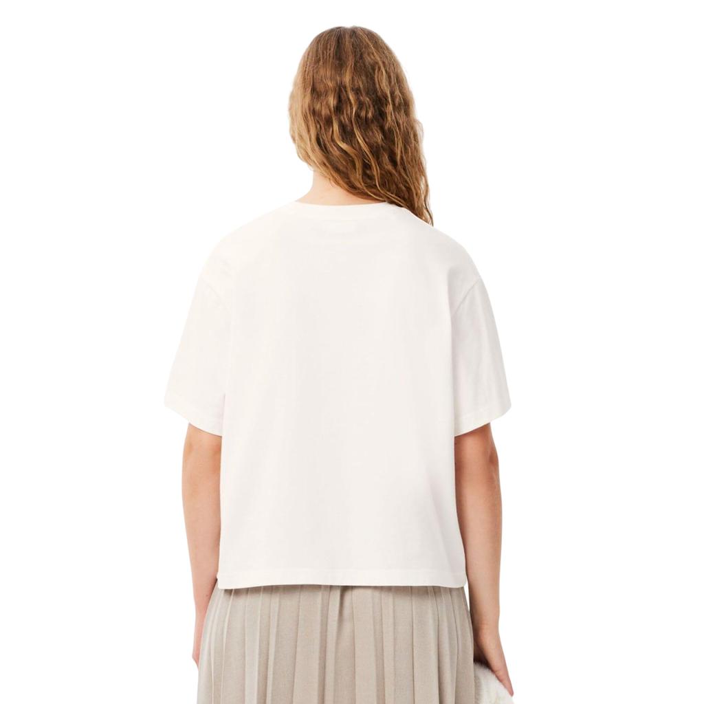 Lacoste Womens/Ladies Flower Cotton Oversized T-Shirt