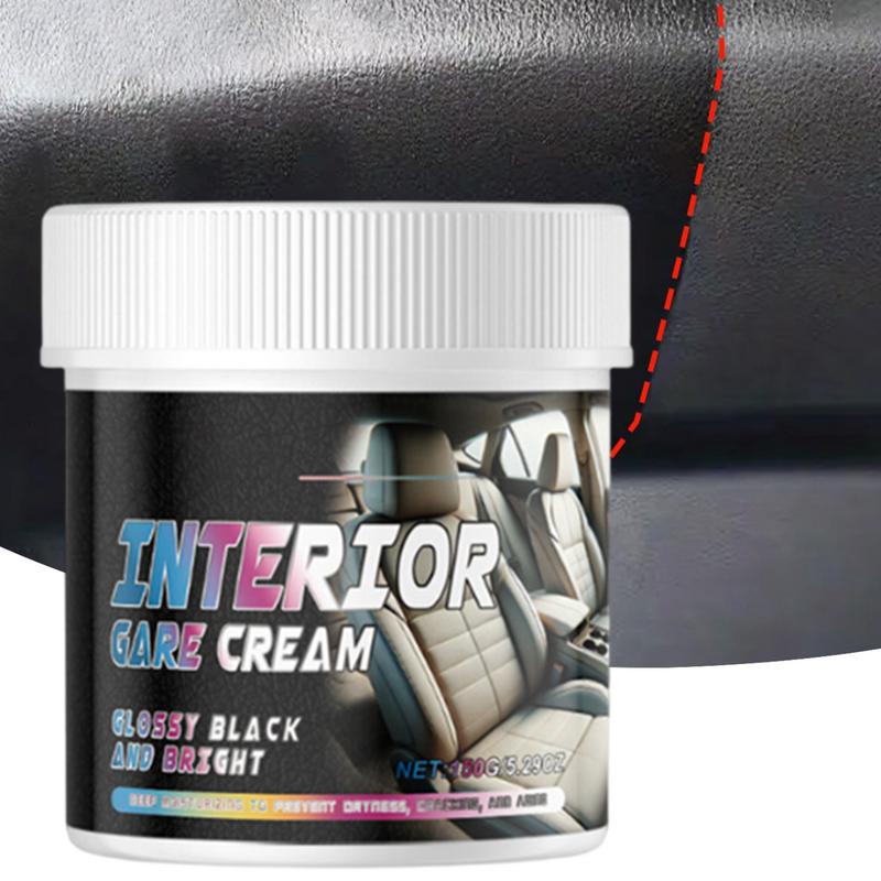 Car Leather Cleaner Leather Care Interior Car Cleaner Scratch Repair Auto Cleaning Supplies with Sponge for Dashboard Furniture