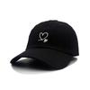 Hat, Embroidered Love Baseball Cap Men'S And Women'S Outdoor Sunscreen Soft Top, Peaked Cap
