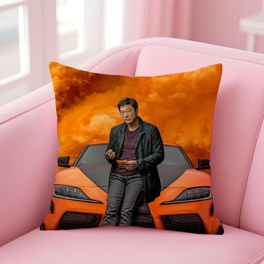 Movie T-The Fast The FuriousS Cushion Cover Home & Car Multi-Scene Pillow Cover - Reversible, Soft & Durable for Daily Use