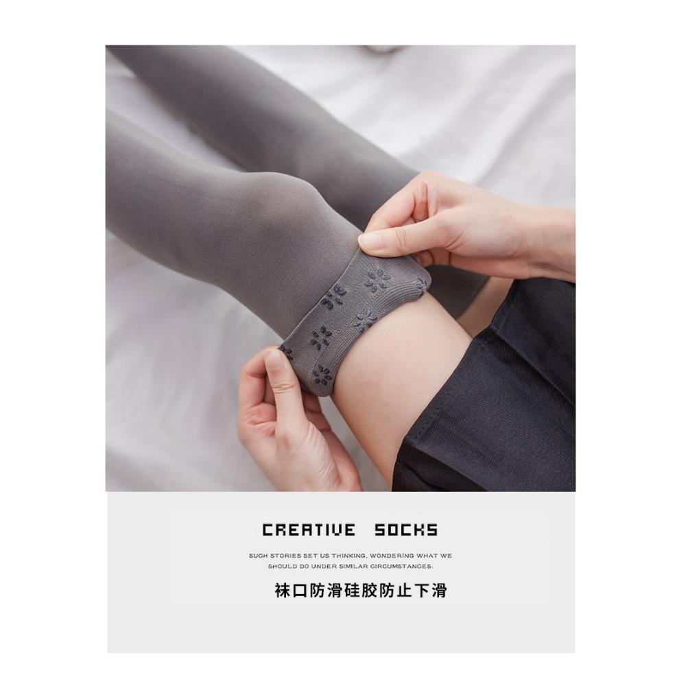 Silicone Stockings Over Knee Socks Children's Dispensing Non-slip Thigh Socks Velvet Japanese Gaoluokou Dance Socks Manufacturer