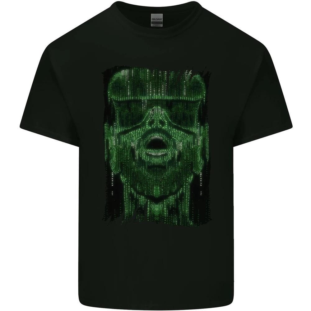 VR Man Virtuele Realiteit Gaming Gamer Heren Katoenen T-shirt Tee Top Unisex T-shirt