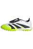 Adidas Predator League FT TF Futsal Unisex Footwear Lemon Size Cm Shoes, Adult, OOM45, White/Core Black/Lucid (JQ1072), 26.5