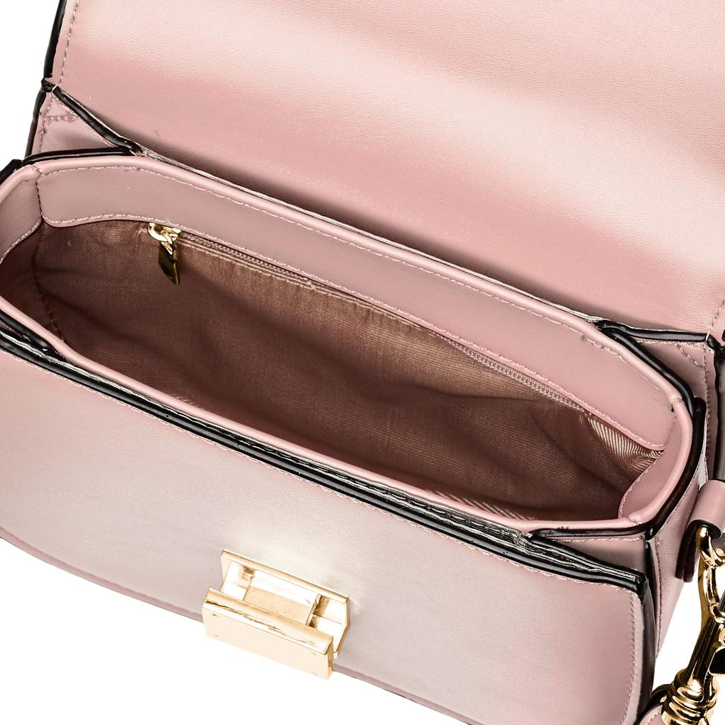 Fanuel Stylish Pochette, Thick Strap Mini Bag, Women's, Shoulder Bag, Travel, 1170, Pink