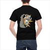 Astronaut Breaking Wall Graphic Men's Cotton T-Shirt Casual Daily Short Sleeve Tee