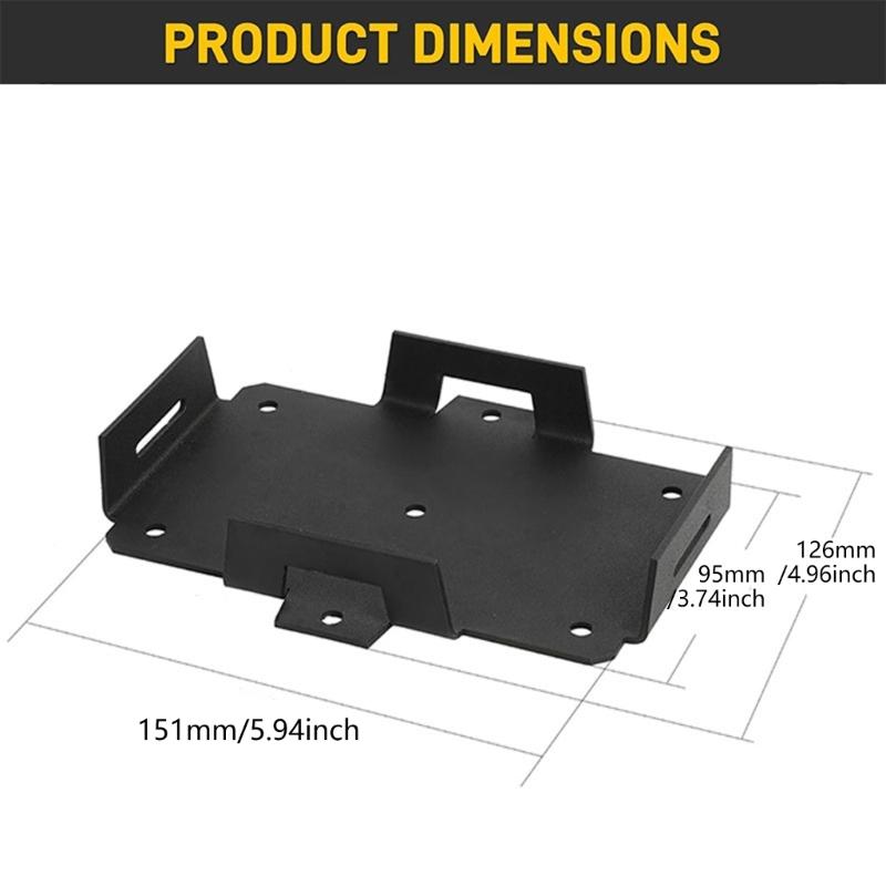 Adjustable Battery Holder Tray Compatibles 12V 6ah-15ah 6V 7ah-12ah Batteries Ideal For Marine Use In Boats