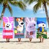 Cartoon THE S-SECRET LIFE OF P-PETS Towel Beach Shower Bath Travel Lightweight Skin Friendly for Pool Camping Cruise Summer