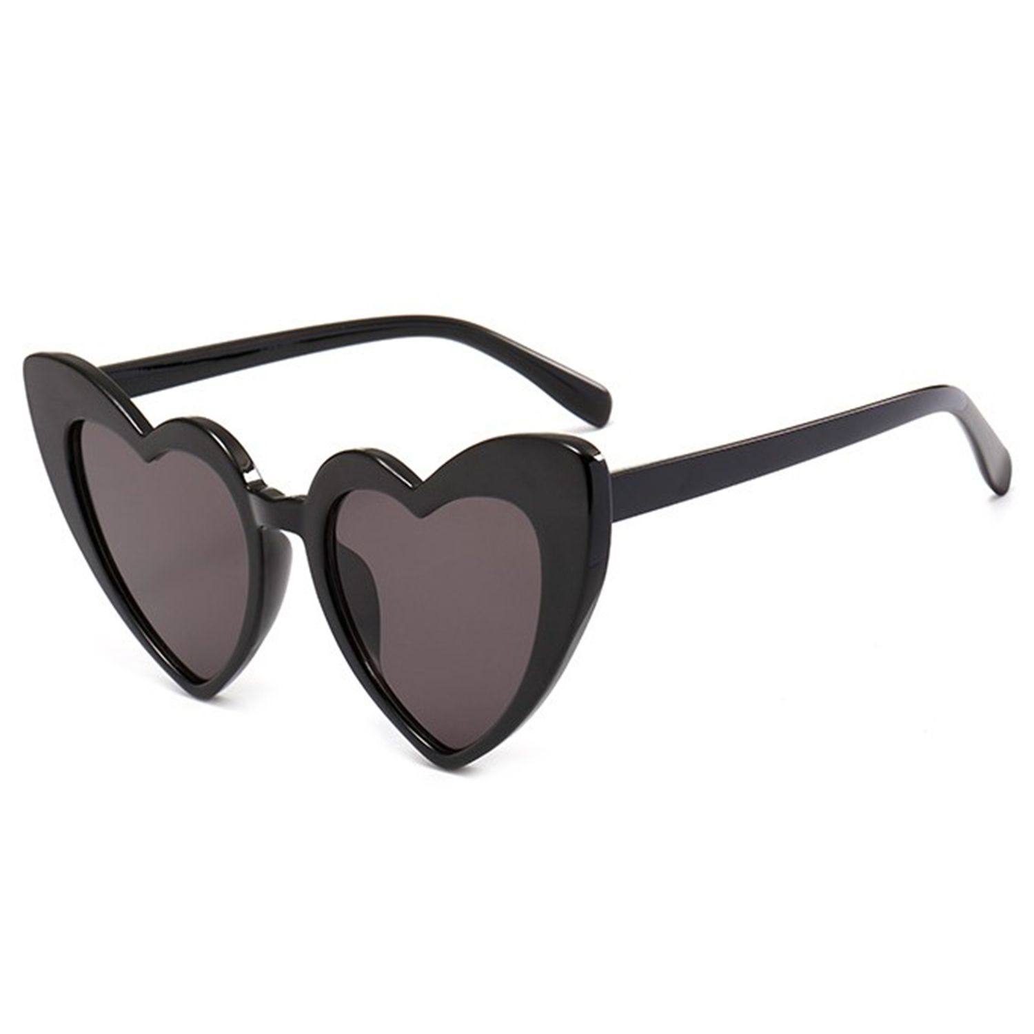 

Women s Accessories Love Heart Sunglasses Clout Goggle Eyewear UV400 Protection Heart-Shaped Sunglasses Vintage Sunglasses чорний
