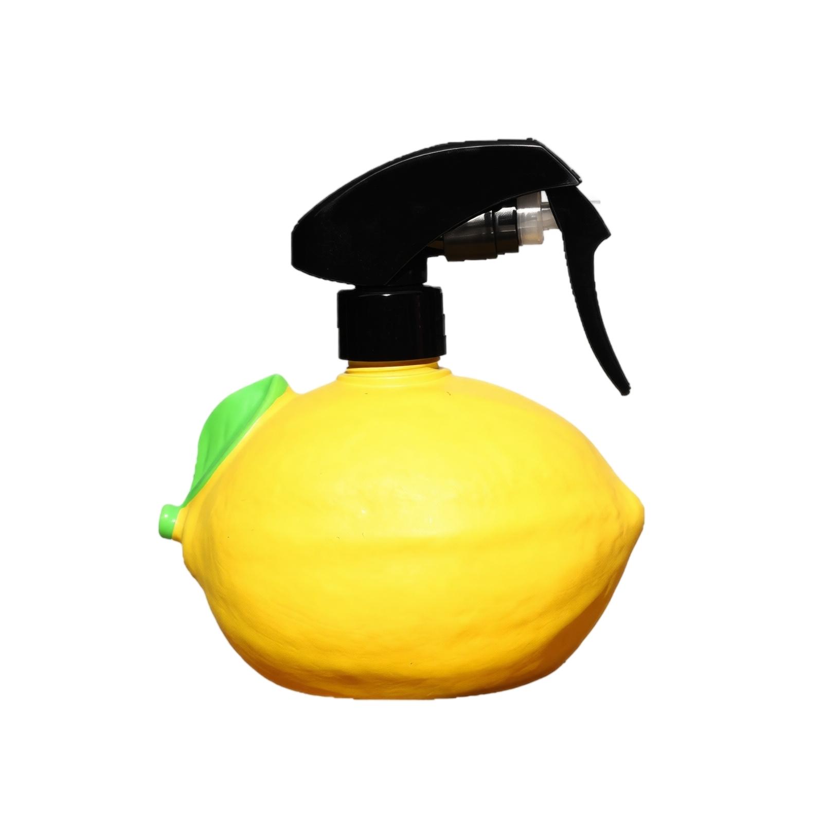Creative Lemon Shaped Spray Bottle Decorative Home Ornament Functional Desktop Water Sprayer for Household Use and Plant Care one size чёрный