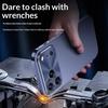 For Iphone 17 Pro Max Phone Case Aviation Aluminum Alloy Frame Threaded Lens Matte Backplate Ultra-thin Anti Drop Back Cover