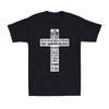 Johannes 3:16 Bibelvers Kreuz T-Shirt Christlich Jesus Evangelium Vintage Herren T-Shirt