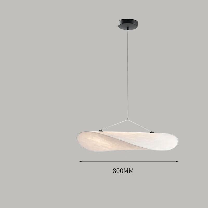 Wabi-Sabi Style Silk Fabric Pendant Light