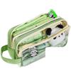 5-Layer Transparent Pencil Case, 2025: Large Capacity & Stylish Design for Middle and Elementary School Girls