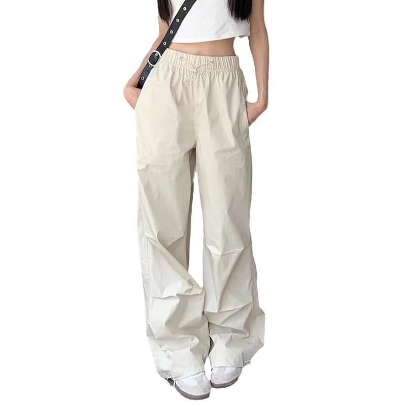 Damskie wiosenne elastyczne spodnie do dojazdów, codzienne, slim-fit z wysokim stanem