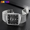 Fashion Trend Watch Men's Simple Casual Square Dial Calendar Waterproof Quartz Watch