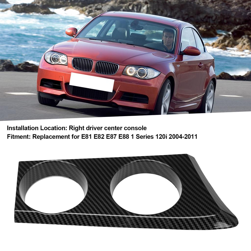 Central Console Cup Holder Bracket Replacement for E81 E82 E87 E88 1 Series 120i 2004‑2011 RHD