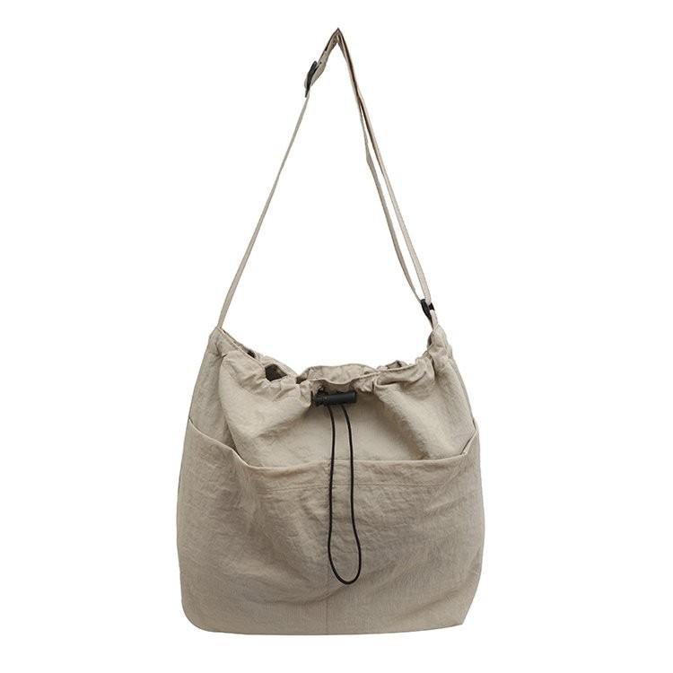 

Fashionable Large Drawstring Bucket Bag For Women Trendy Commuter Style In 2024 бежевий