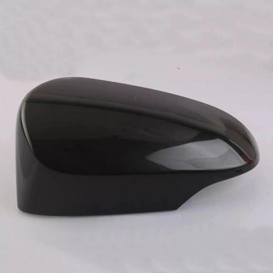 Black Left Driver Side Car Rearview Mirror Cap Cover For Toyota Corolla 2014-18