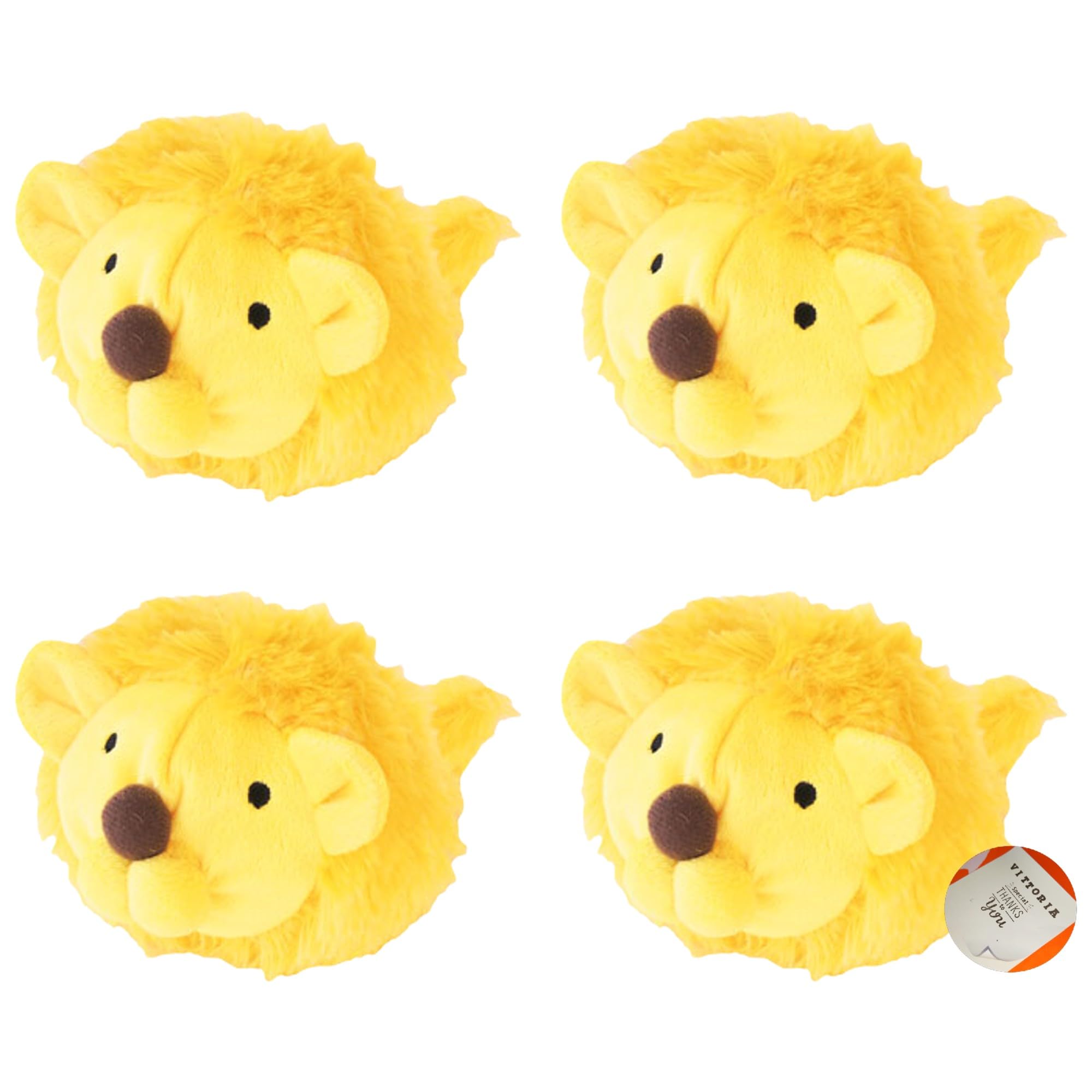 

Exclusive Huge Zoo Zoo Lion x 4 Dog Plush Sewn Chew Birthday Christmas [Amazon Set] Toy, Toy, Toy, Toy, Gift, жёлтый