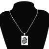 2Pcs Creative Heart Shape Splicing Pendant Couple Necklace Lover Jewelry Gift