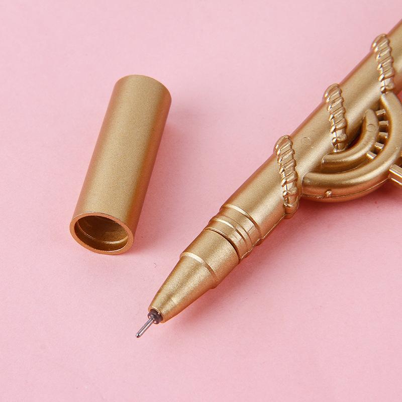 Back To School Season 10pcs 0.5mm Scythe Styling Neutral Pen Creative Retro Pen Cute Student Stationery Office Supplies Water-based Signature Pen