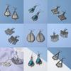 Retro Versatile Earrings Exaggerated Tree Leaf Temperament Stud Earrings Women'S Earrings