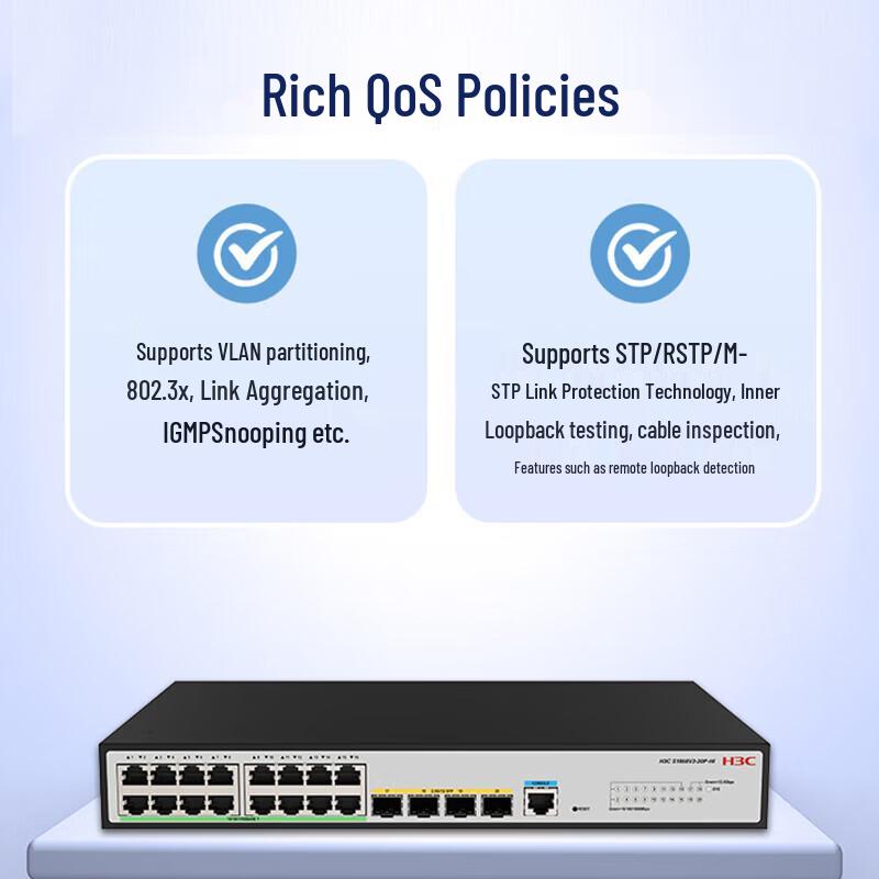 H3C S1850V3-20P-HI 20-Port Enterprise Gigabit Switch