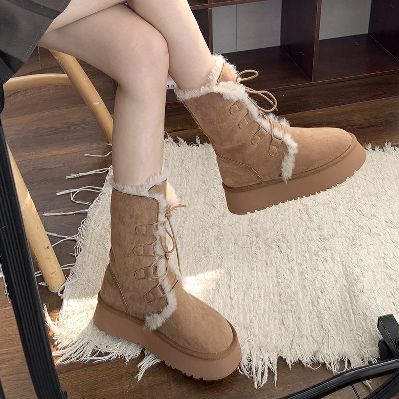 Autumn Thick Versatile Fashion Snow Boots for Women
