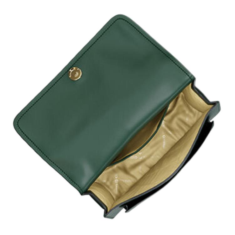 Michael Kors MK Claire Logo Magnetic Closure Crossbody Shoulder Bag Women Bags Dark-Green 32T4GC7C1T-BOSCO
