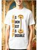Unisex Black Tee Weight Barbell Gym Reps Letter Graphic Print Short Sleeve Loose Casual Top For Adult Male Daily Street Wear Outfit