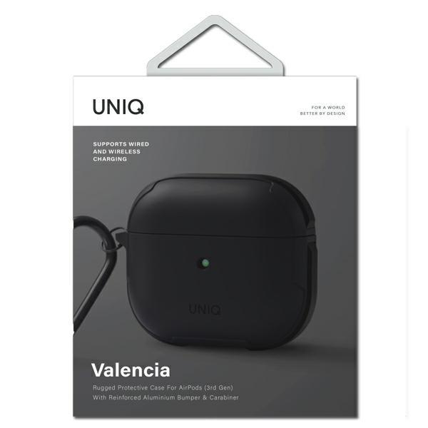 Etui Do AirPods 3 UNIQ Antimicrobial Czarne