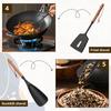 5Pcs Silicone Cooking Utensil Set Non-stick Cookware Heat Resistant Spatula Ladle Set Wooden Handle Cookware Tool Accessoires
