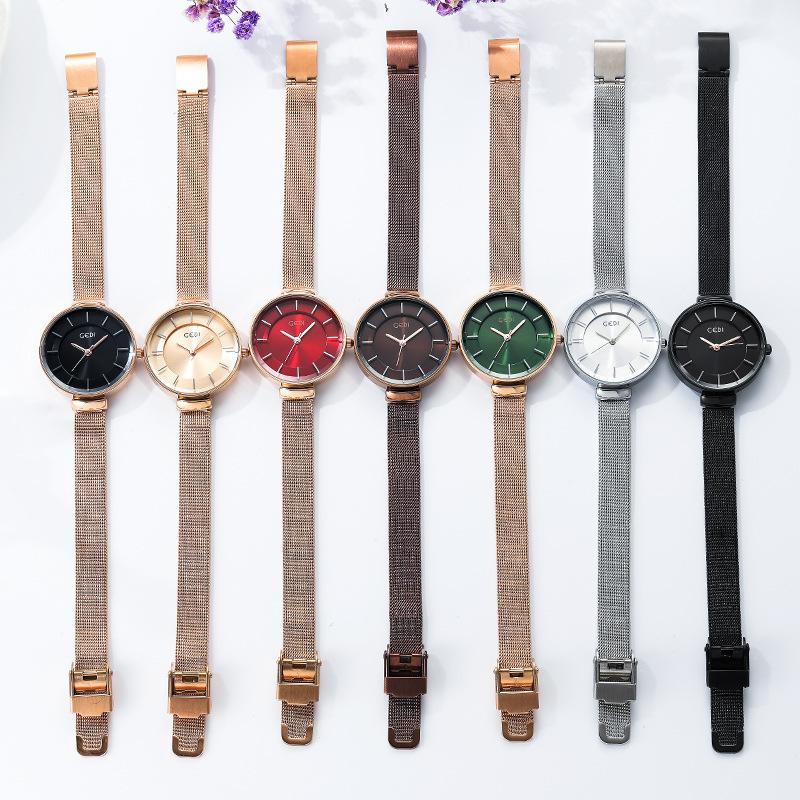 Damen Mode Wind Uhr Mittelschüler Minimalistisch Prüfungsuhr