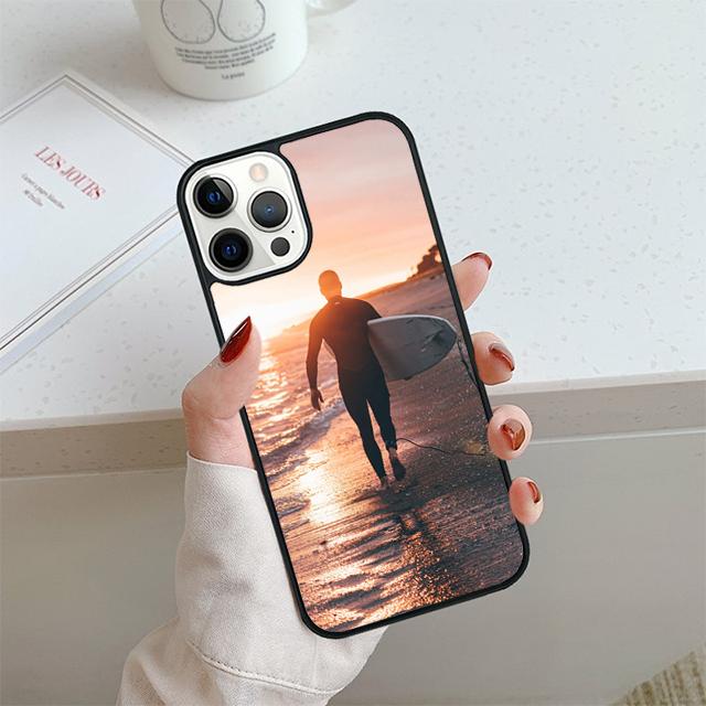 Summer beach surfboard surfing Phone Case For iPhone 17 Air 14 15 16 16e 13 12 Max Cover For iPhone 17 Air 14 11 Pro Max Plus