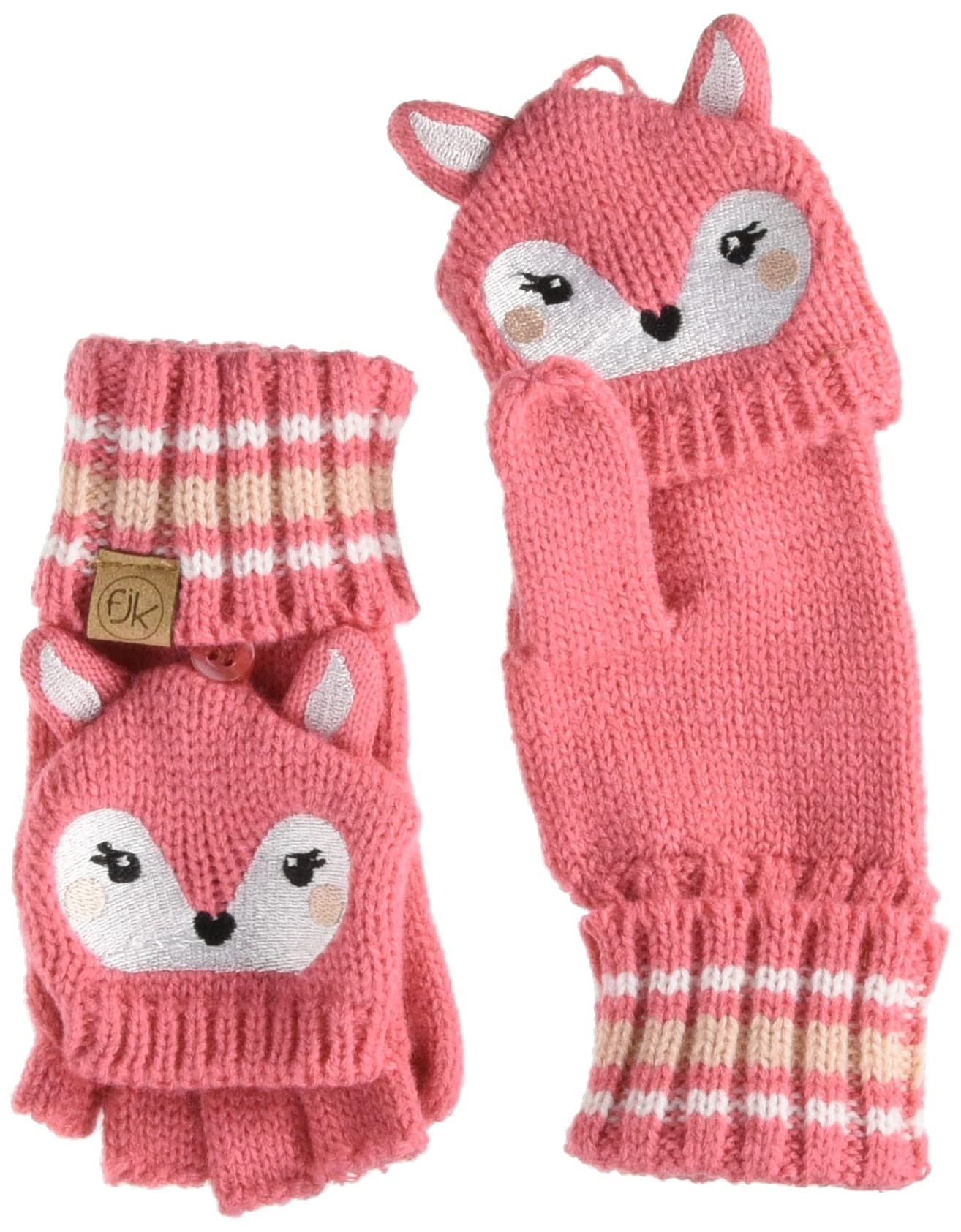 

Flapjack Kids Knit Gloves FJKKG797L Ages Pink, 2-4 розовый