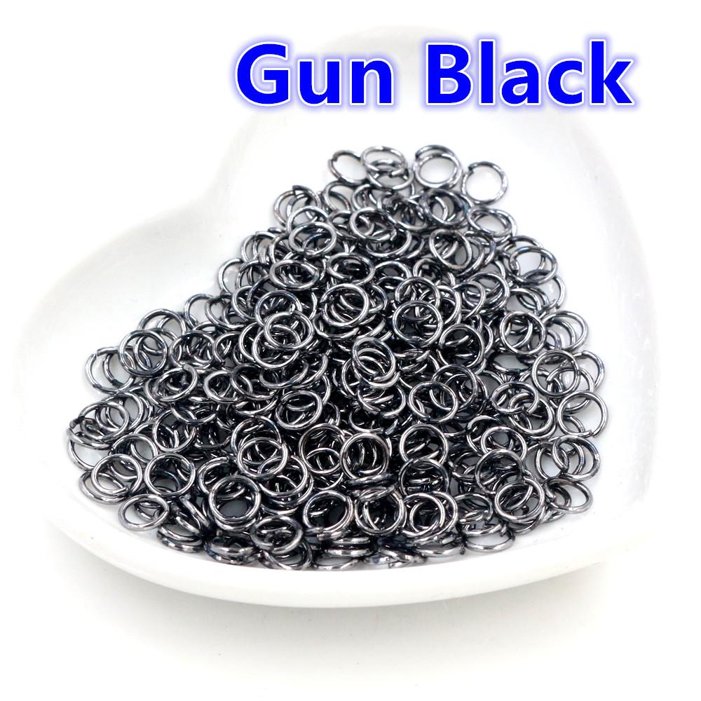 200pcs/Lot 3/4/5/6/7/8/10/12mm Metal DIY Jewelry Findings Open Single Loops Jump Rings & Split Ring for jewelry making