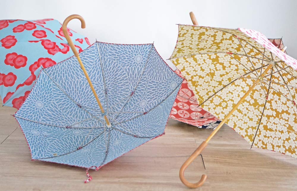 Made In Isa Pattern Long Suitable for Both Sunny and Rainy Japanese Komiya Shoten Japan, Umbrella, 50cm, Women's, Days, Pattern, (Chrysanthemum)