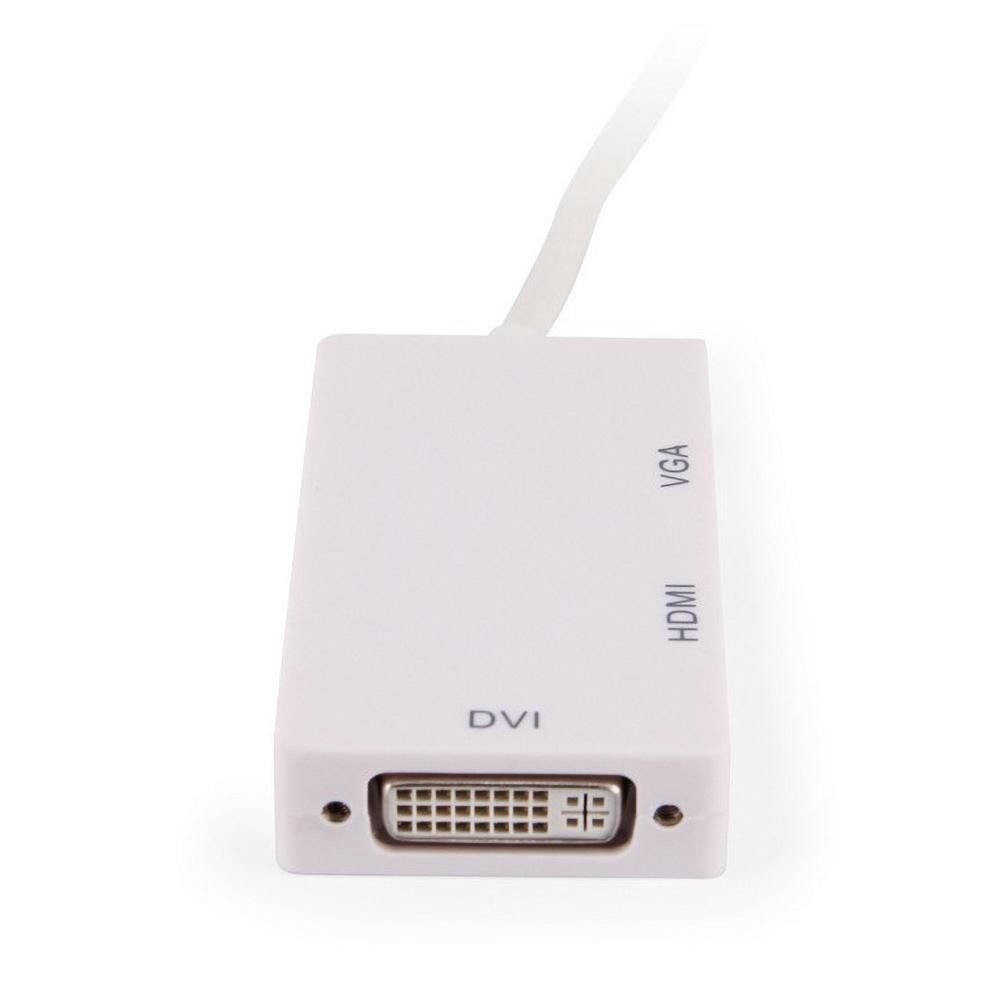 Mini DP TO HDMI VGA DVI Three-in-one Adapter Cable Thunder Laptop