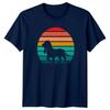Basset Hound Retro Sunset TShirt Basset Hound Dog Lover