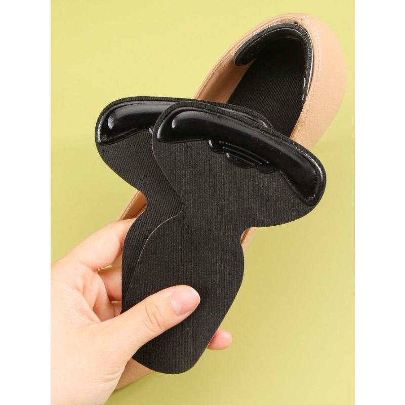 

1 пара накладок на пятку, вкладыши для свободной обуви, накладки для обуви большого размера для мужчин и женщин, наполнитель для улучшения посадки и комфорта обуви one-size чёрный