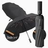 24 Keel Automatic Folding Umbrella - Large Size, Double Frame Design, Windproof and Sun Protection, Suitable for Two People To Use