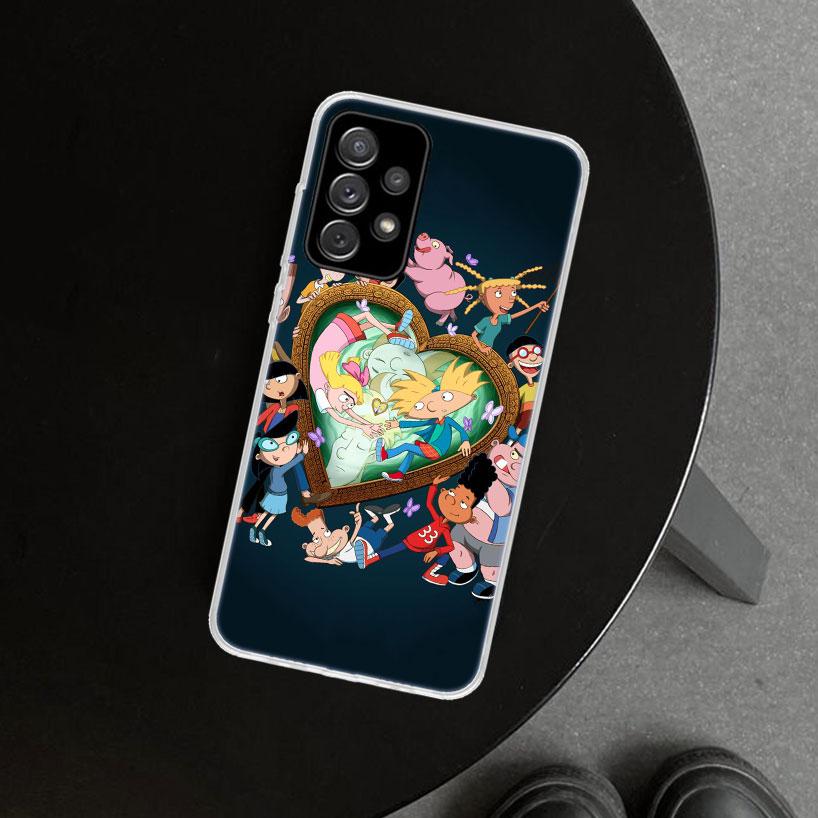 Hey Arnold Helga Cute Funny Cartoon Phone Case for Samsung Galaxy A17 A16 A26 A36 A56 A57 A37 A15 A25 A35 A55 A14 A24 A34 A54 A1