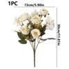 French Simulated Flowers DIY Bridal Rose Bouquet Fashion Silk Hydrangea  Home Decor