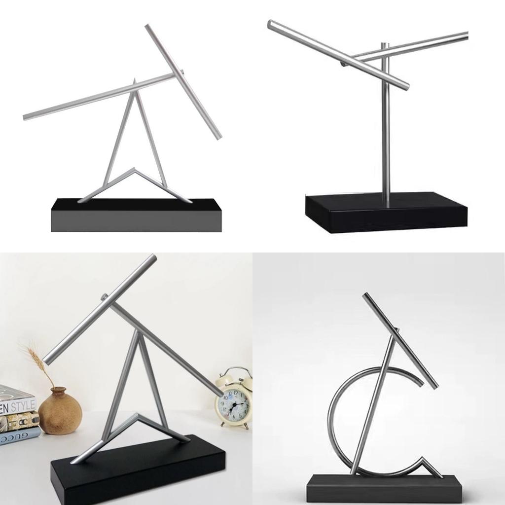 Kreatives Anti-Schwerkraft-Schaukelspielzeug aus Metall in Form von TC und A – Schreibtischdekoration fürs Büro – Geschenk