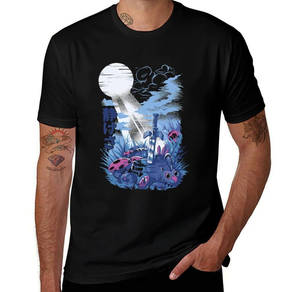 Games on the woods T-Shirt Casual Simple Design Short Sleeve Shirt